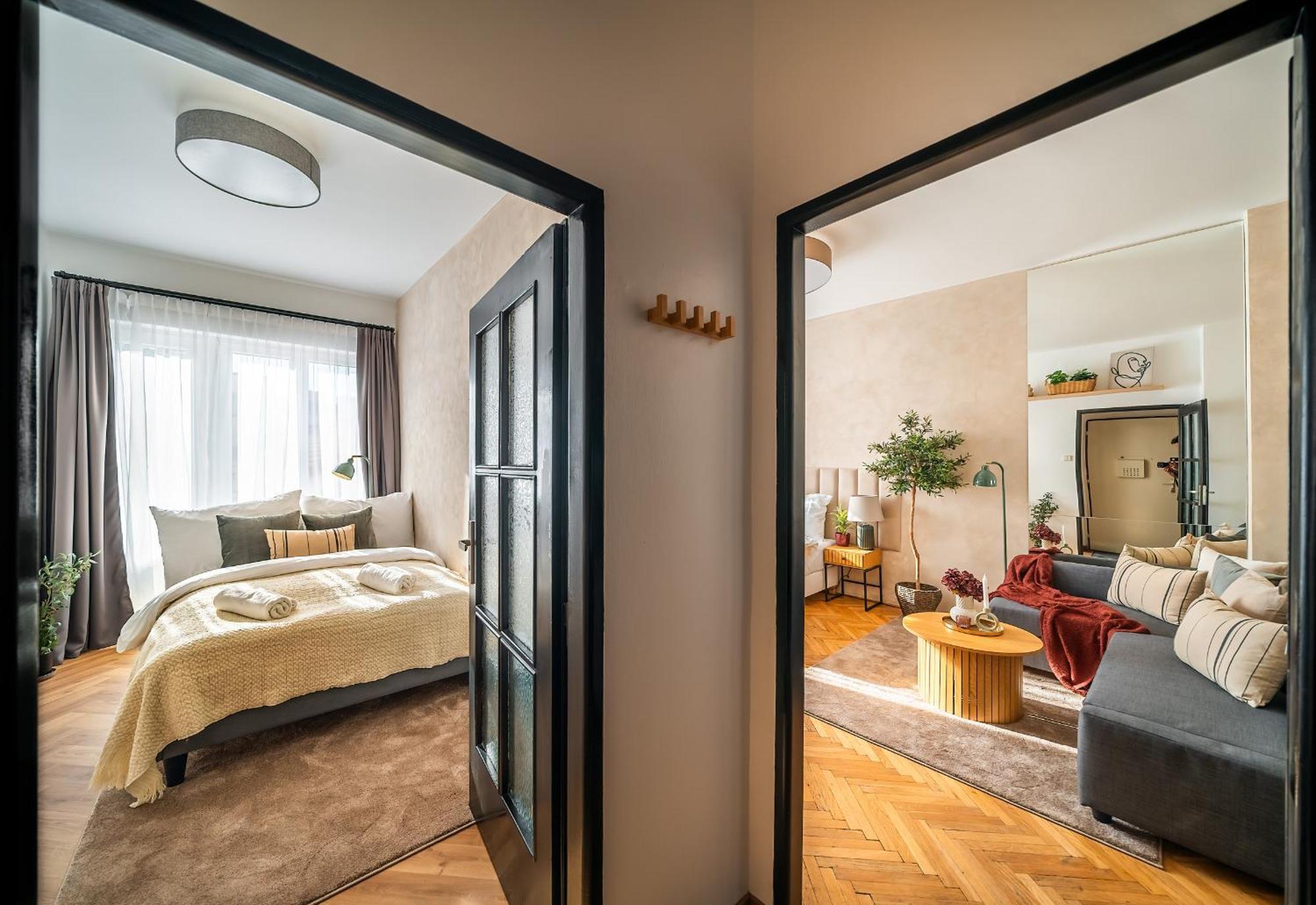 2Br 1,5Bath Chic City Suite Near Wenceslas Square Praag Buitenkant foto